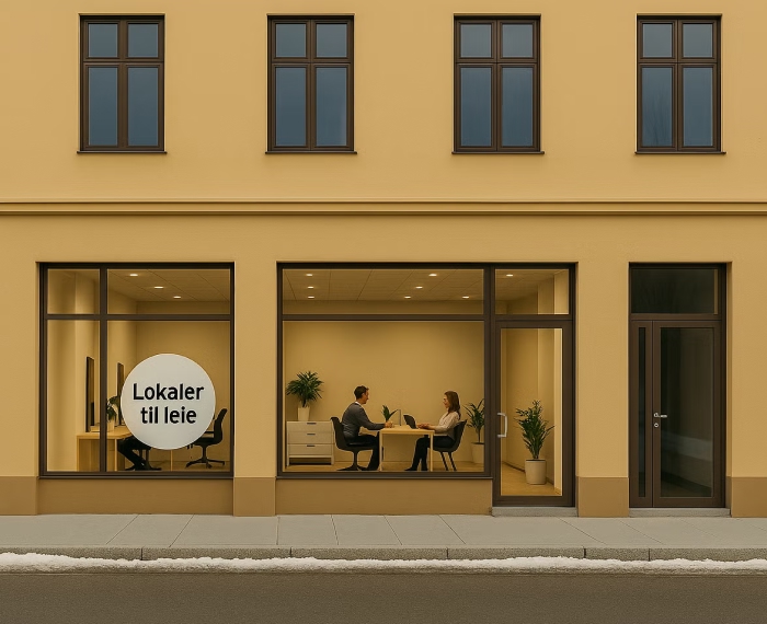 Næringslokale til leie med stor eksponering sentralt på Grünerløkka